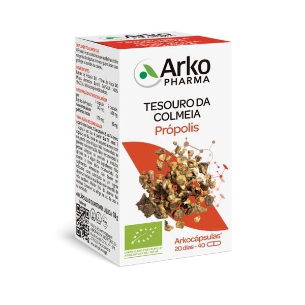 Arkocápsulas Propolis Bio x40